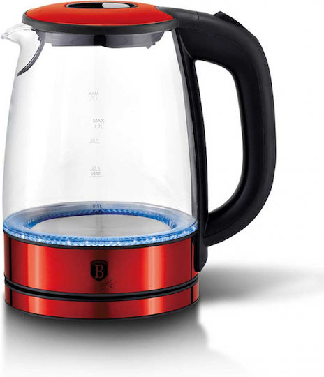 Berlinger Haus Βραστήρας 1.7lt 2200W Κόκκινος