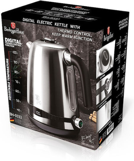 Berlinger Haus Kettle 1.7lt 2200W Silver