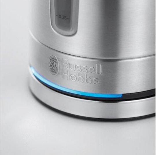 Russell Hobbs Compact Fierbător 800ml 2400W Argintiu