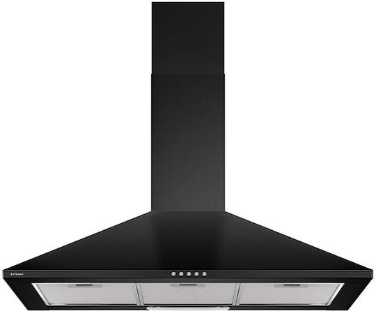 Pyramis Απορροφητήρας Καμινάδα 60cm Μαύρος