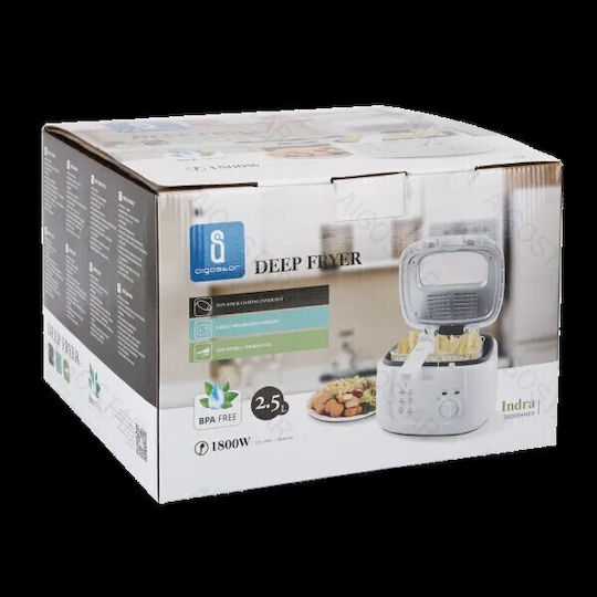 Aigostar 00887 Deep Fryer 2.5lt White