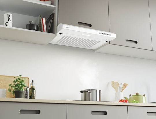 Candy CFT610/4W Freistehender Dunstabzug 60cm Weiß