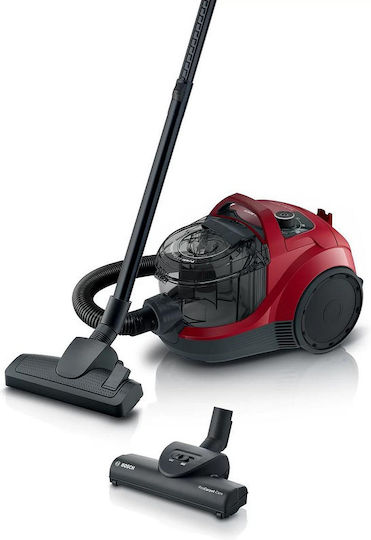 Bosch BGC21X350 Прахосмукачка 750W С контейнер 2лт Червен