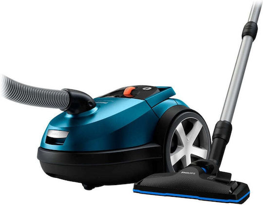Philips Performer Silent Vacuum Cleaner 750W Bagged 4lt Blue