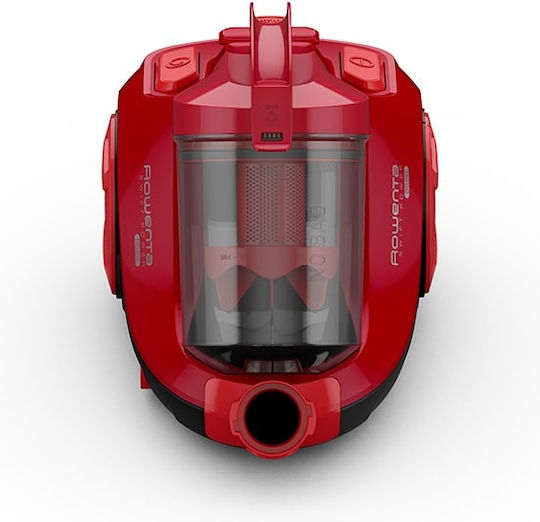 Rowenta Swift Power Cyclonic Ηλεκτρική Σκούπα 750W με Κάδο 1.64lt Κόκκινη