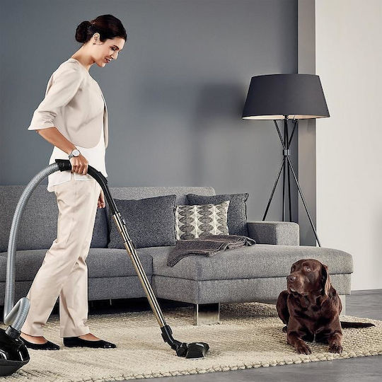 AEG VX7-2-OKOX Aspirator 650W cu sac 3.5lt Neagră