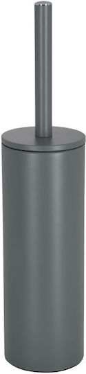 Dimitracas Akira 61-05392001S2T Metallic Toilet Brush and Basket Set Soft Close 5lt Gray