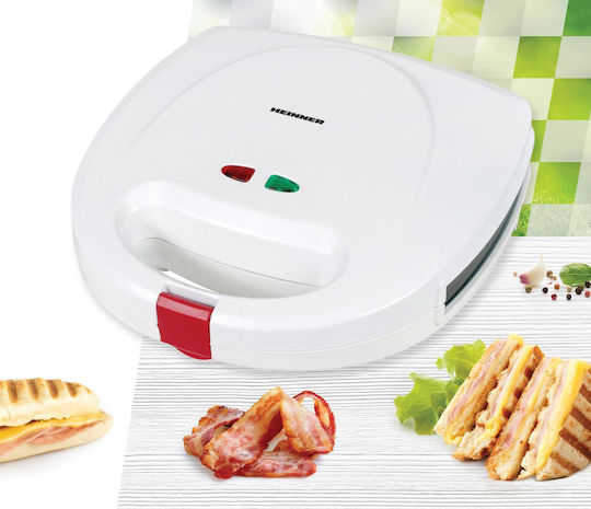 Heinner Τοστιέρα για 2 Τοστ 750W Λευκή