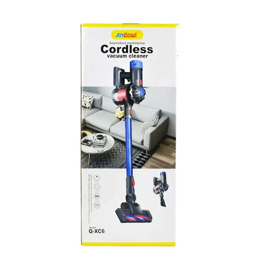 Andowl Rechargeable 2 in 1 Stick & Handheld Vacuum Blue Q-XC6
