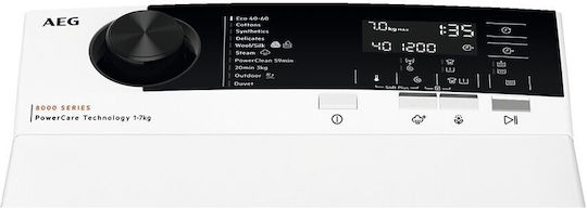 AEG LTR8E373E Πλυντήριο Ρούχων Άνω Φόρτωσης 7kg 1300 Στροφών ProSteam 913143776
