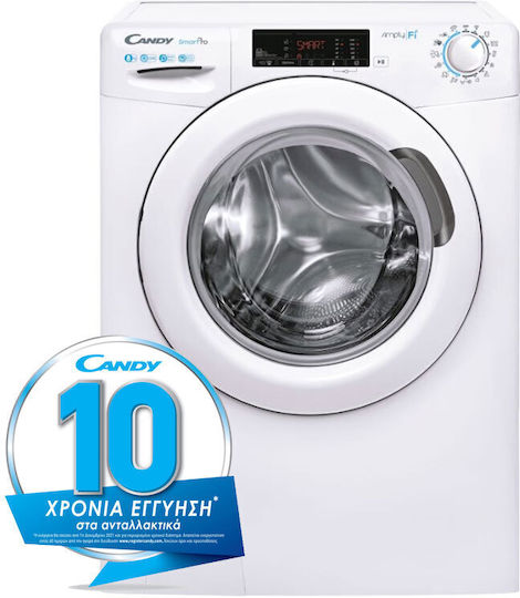 Candy Πλυντήριο Ρούχων 8kg 1200 Στροφών Active Motion CSO 1285TW4/1-S