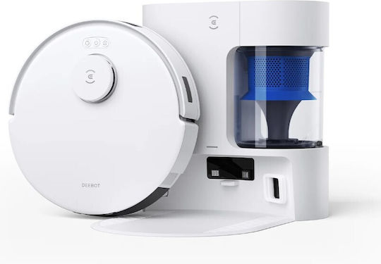 Ecovacs Deebot N20 Plus Robot Vacuum Cleaner with Laser Mapping and 8000Pa Suction Power White