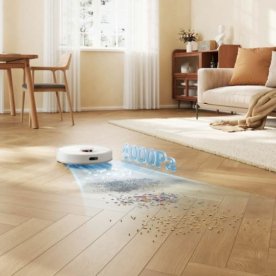 Dreame D9 Max Robot Vacuum Cleaner with Laser Mapping & 4000Pa Suction Power White