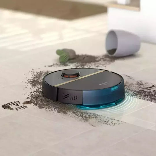 Philips HomeRun 7000 Series Aqua Roboter-Staubsauger mit Laser-Kartierung und Saugkraft 5000Pa Schwarze