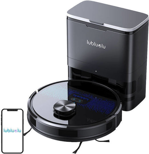 Lubluelu SL60 Plus Robot Vacuum for Vacuuming & Mopping with Mapping and Wi-Fi Black