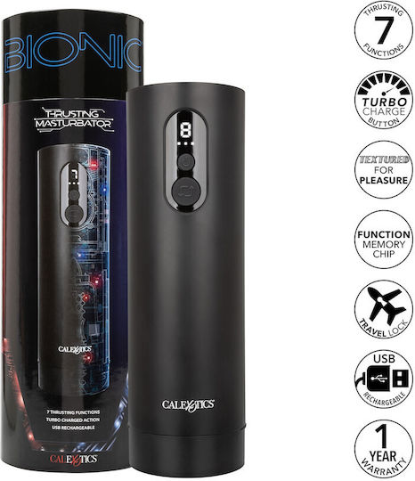 Calexotics Bionic Thrusting Masturbator Black