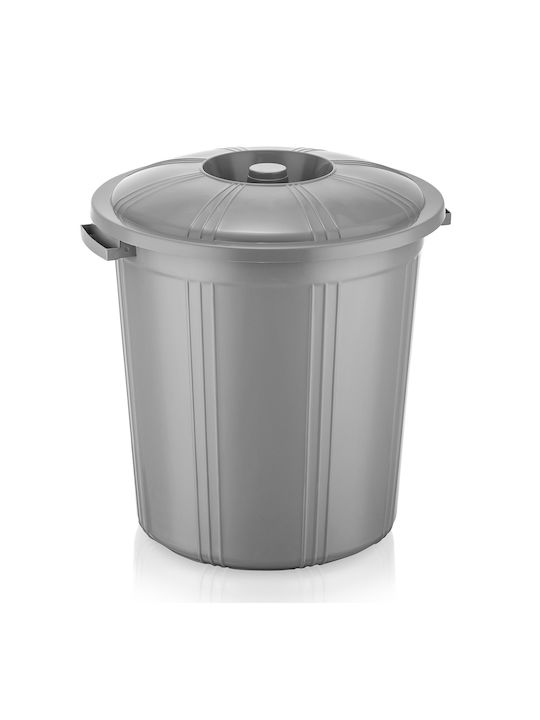 Viosarp Waste Bin Waste Plastic Gray 70lt 1pcs