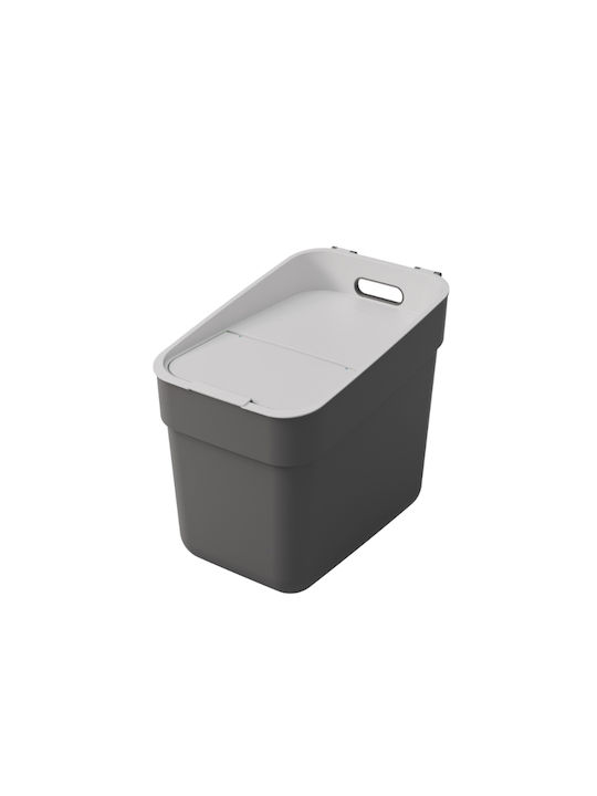 Curver Coș de Gunoi Plastic Gri 20lt 1buc