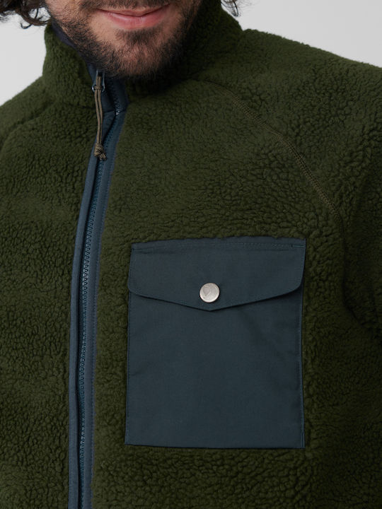 Vardag Ανδρική Ζακέτα Fleece Γκρι