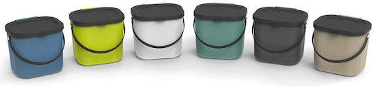 Rotho Babydesign Albula Waste Bin Plastic Grey 6L