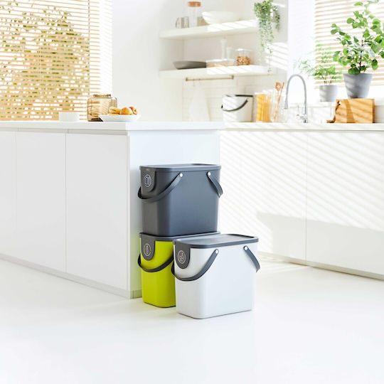Rotho Babydesign Albula Κάδος Απορριμμάτων Πλαστικός Πράσινος 25lt