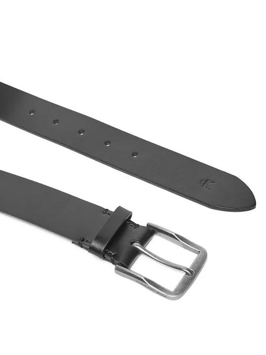 Herren Gürtel Leder Schwarz