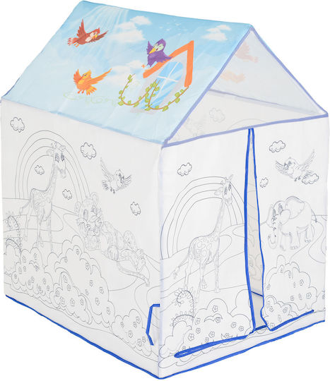 Moni Moni Kinder Spielzelt Kleines Haus Blau
