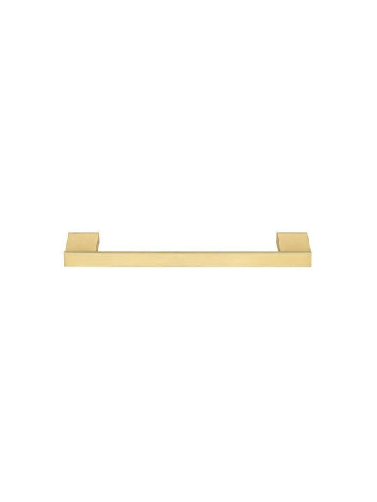 Sanco Monogramm Single Wall-Mounted Bathroom Rail ​30x2cm Gold