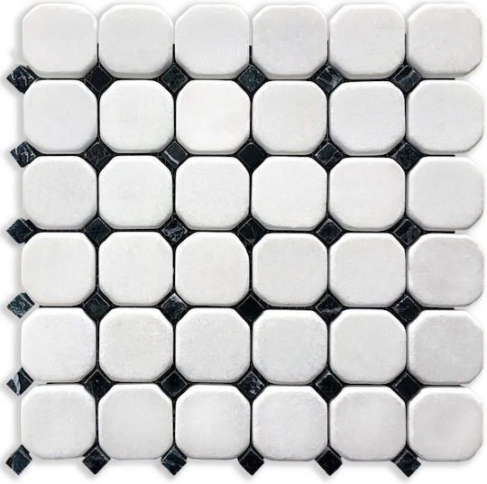 Panthermica Placă Perete Interior Mat 30.5x30.5cm Negru