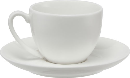Maxwell & Williams Tasse Kaffee aus Porzellan Weiß 100ml