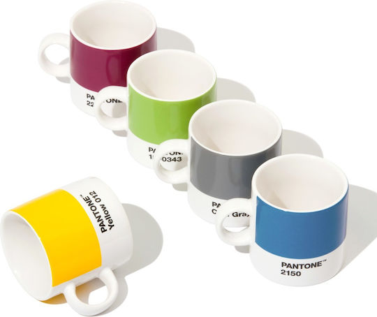 Pantone Lifestyle Tasse Espresso aus Porzellan Orange 120ml
