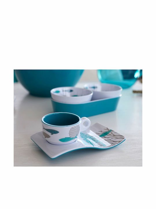 Marine Business Set Tassen Kaffee Kunststoff Weiß 6Stück