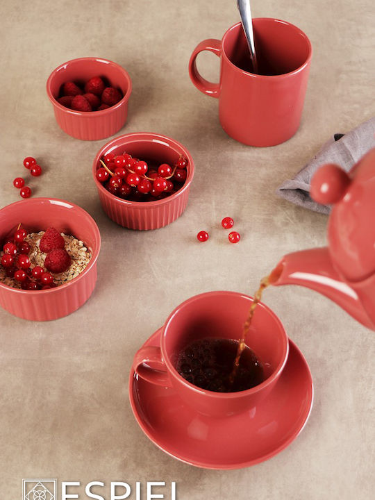 Espiel Essentials Cup Espresso Ceramic Pomegranate 90ml