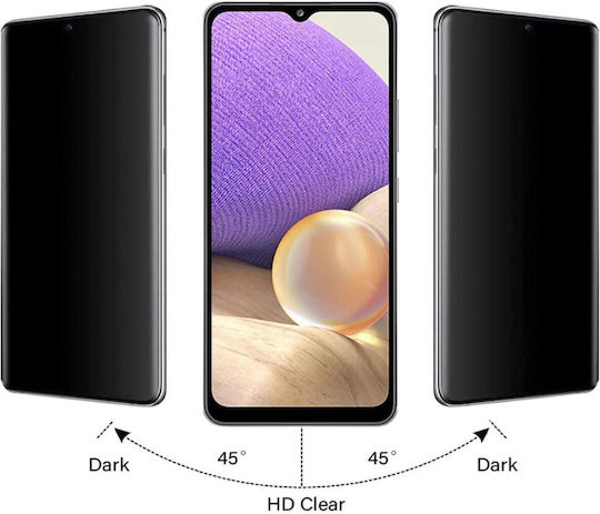 Lemontti Фолио Стъкло Privacy Full Fit Samsung Galaxy A54 5g Черен