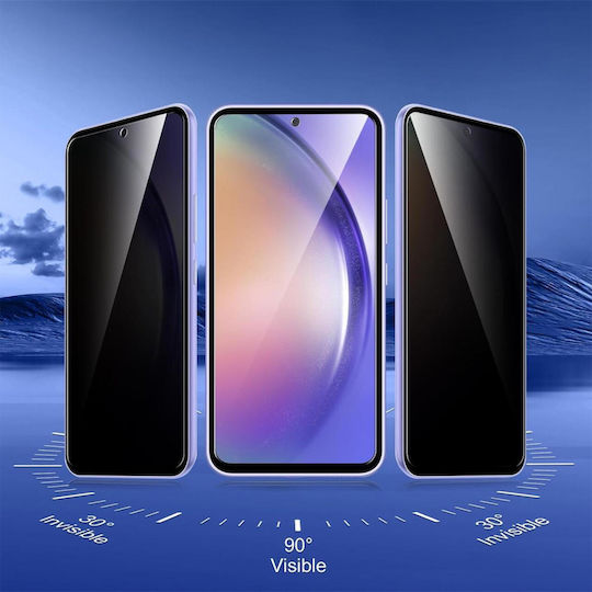 Lemontti Фолио Стъкло Privacy Full Fit Samsung Galaxy A54 5g Черен
