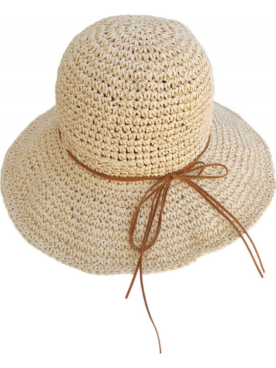 Knitted Women's Hat Beige