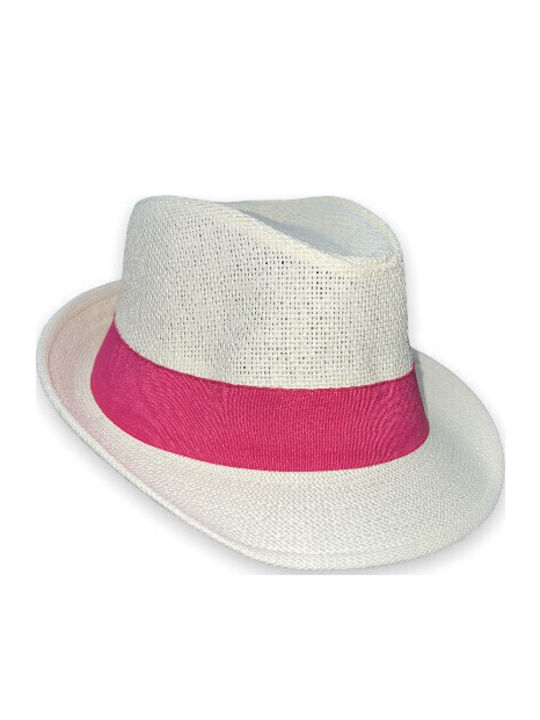 Kids' Hat Fedora Fabric Fuchsia