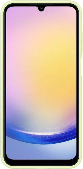 Samsung Card Slot Back Cover Silicone with Card Slot Lime (Samsung Galaxy A15)