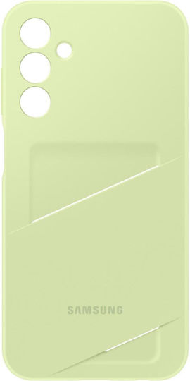 Samsung Card Slot Back Cover Silicone with Card Slot Lime (Samsung Galaxy A15)