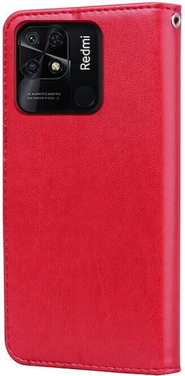 Embossed Портмоне Кожа / Изкуствена кожа / Силикон Розов (Redmi 10C)
