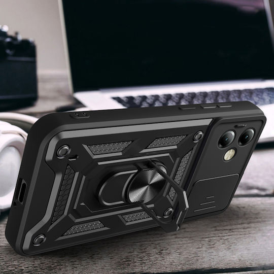 Techsuit Camshield Back Cover Πλαστικό / Σιλικόνης Μπλε (Moto G14)