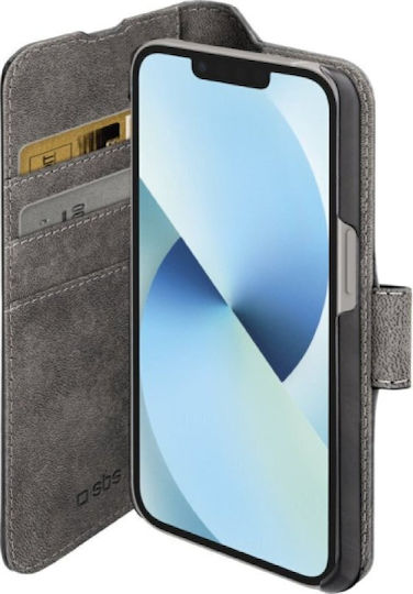SBS Wallet Μαύρο (iPhone 15 Pro)