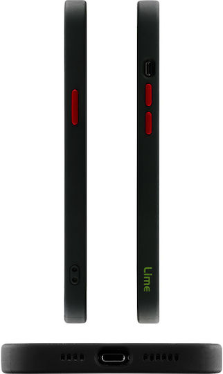 Black Red Back Cover Πλαστικό / Σιλικόνης Πράσινο (iPhone 14 Pro)