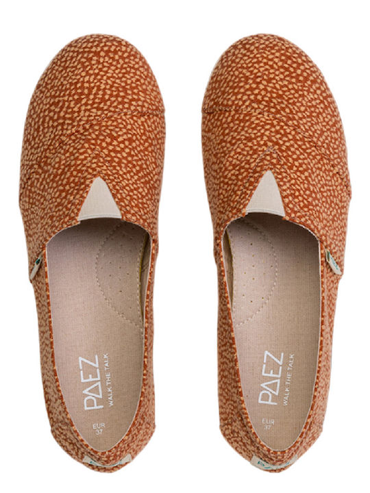 Damen Espadrilles in Orange Farbe