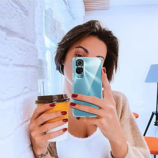 Techsuit Umschlag Rückseite Silikon Transparent (Ehre 90 Lite)