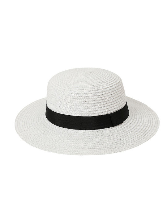 Wicker Women's Hat White