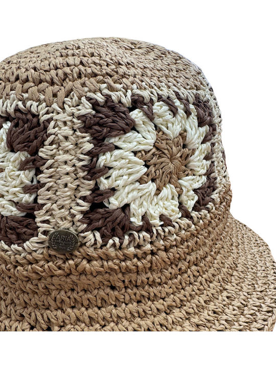 Frauen Gestrickt Hut Beige
