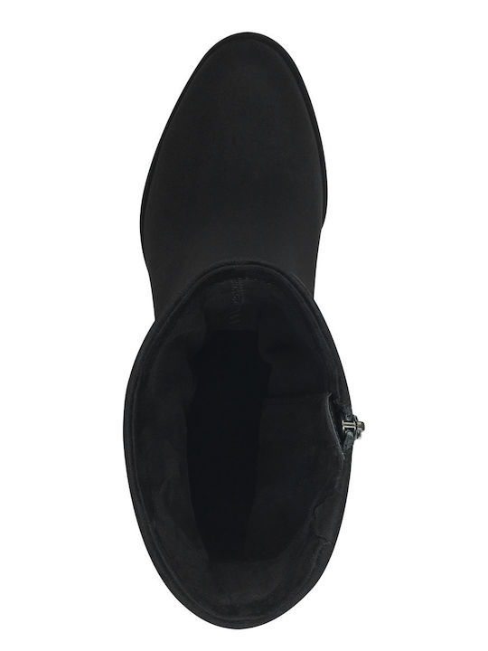 Women's Ankle Boots with Medium Heel Black