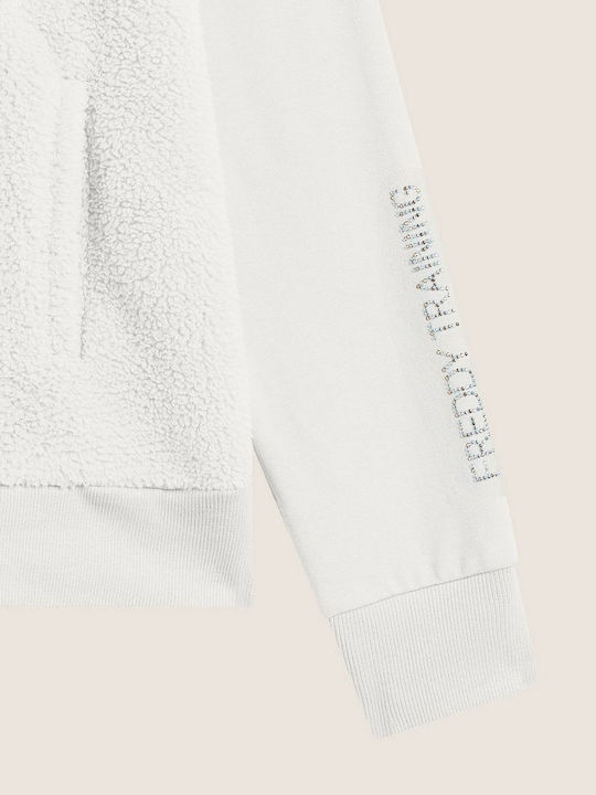 Women's Sweatshirt Jacket White