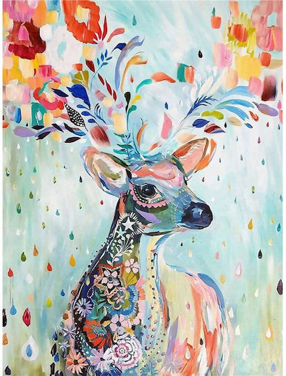 5d Diamond Embroidery Set 30x40cm Deer Design